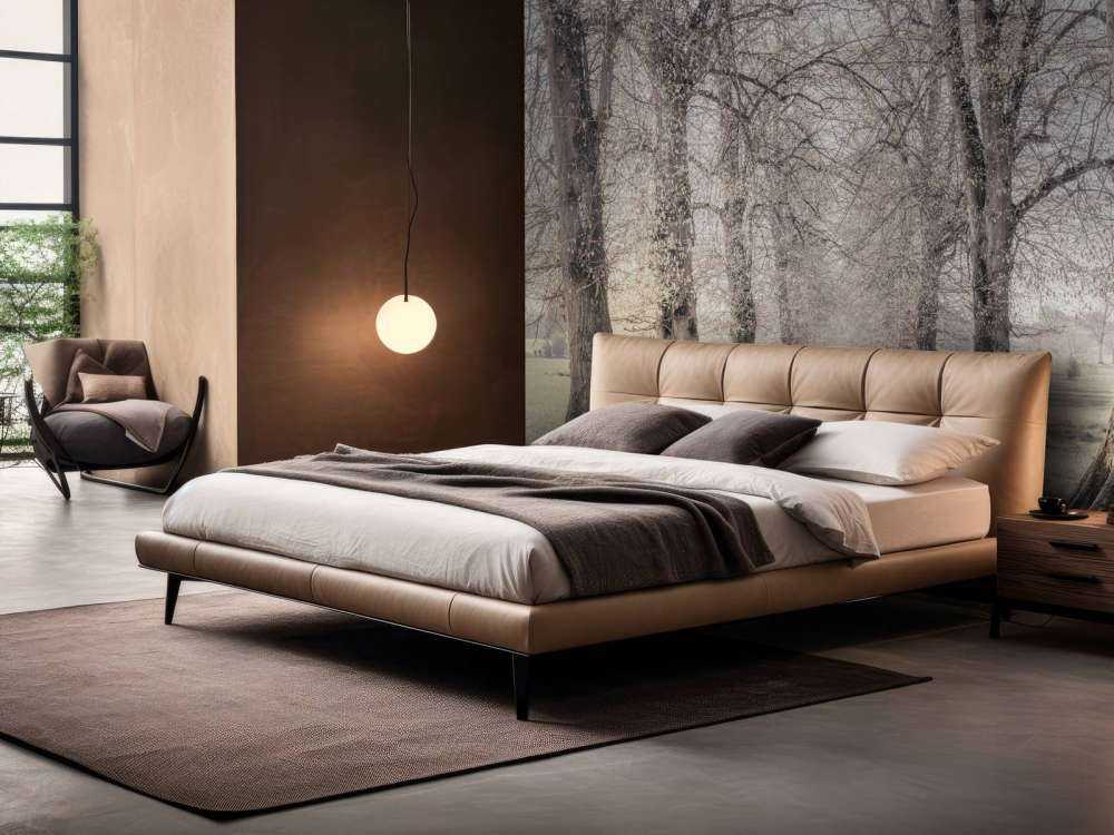 Tire tracks between the trees