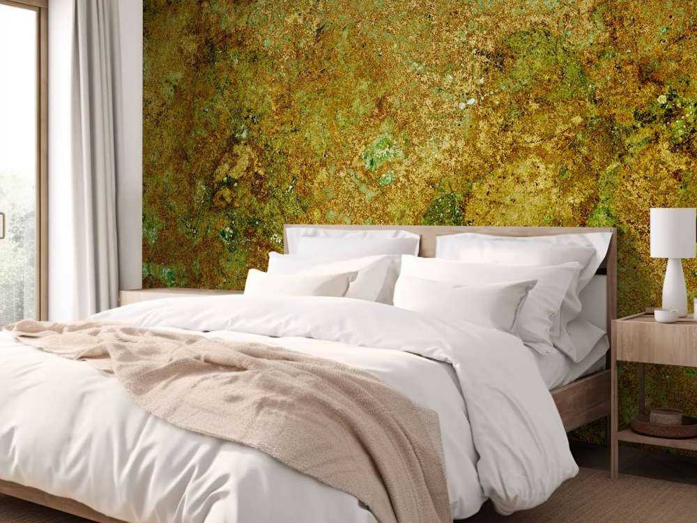 Gold coloured structure