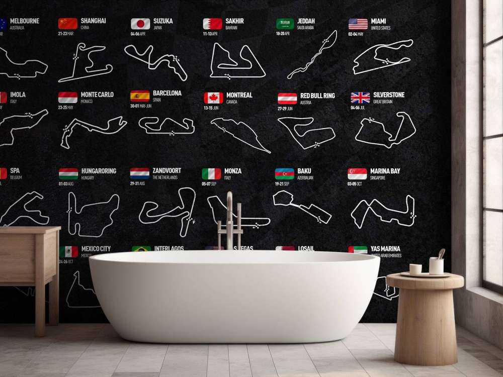 Formula 1 2025 - Data map