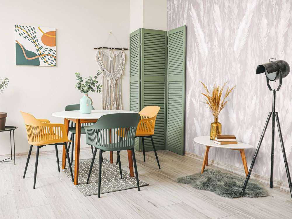 Wall of field grasses - taupe