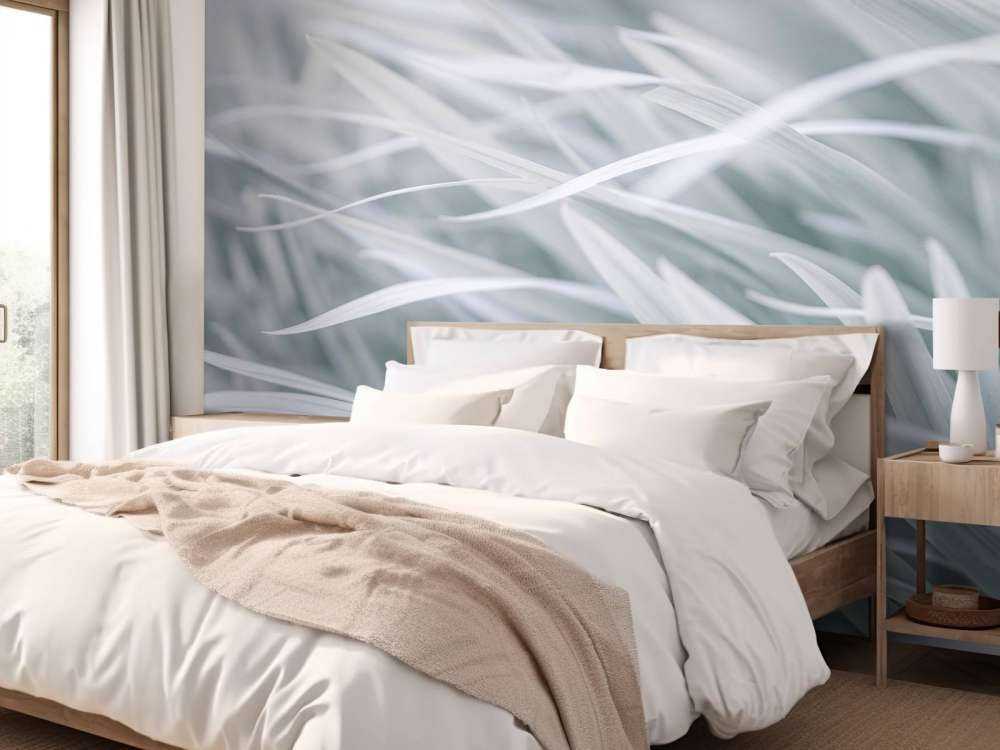 Grass blades close-up