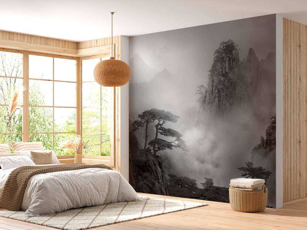 Huang Shan In The Fog