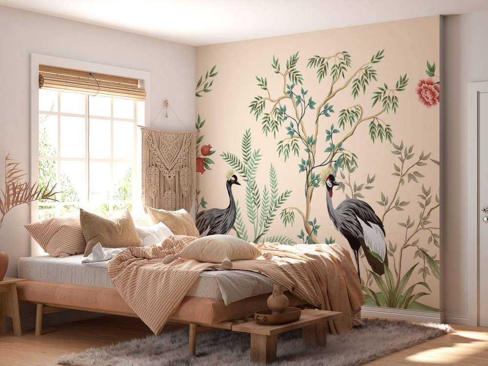 Illustratie van kraanvogels