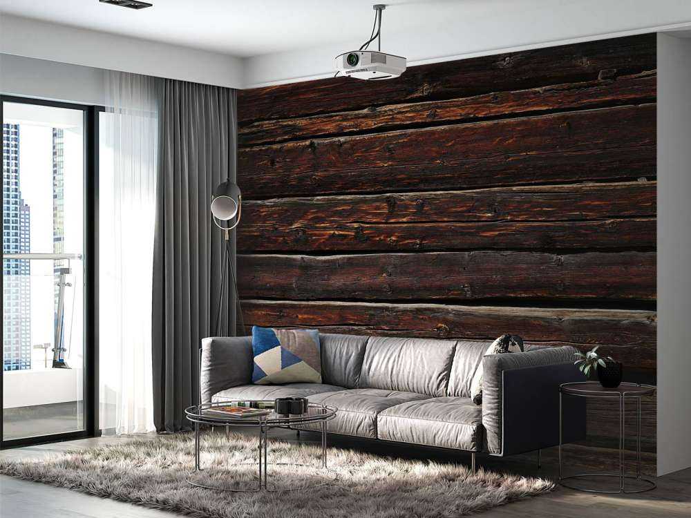 Weathered dark boards