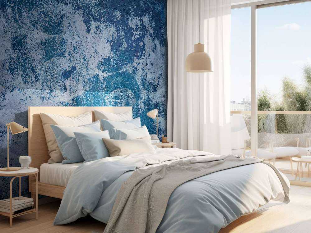 Weathered wall painting