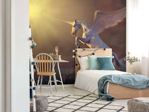 Unicorn with wings
