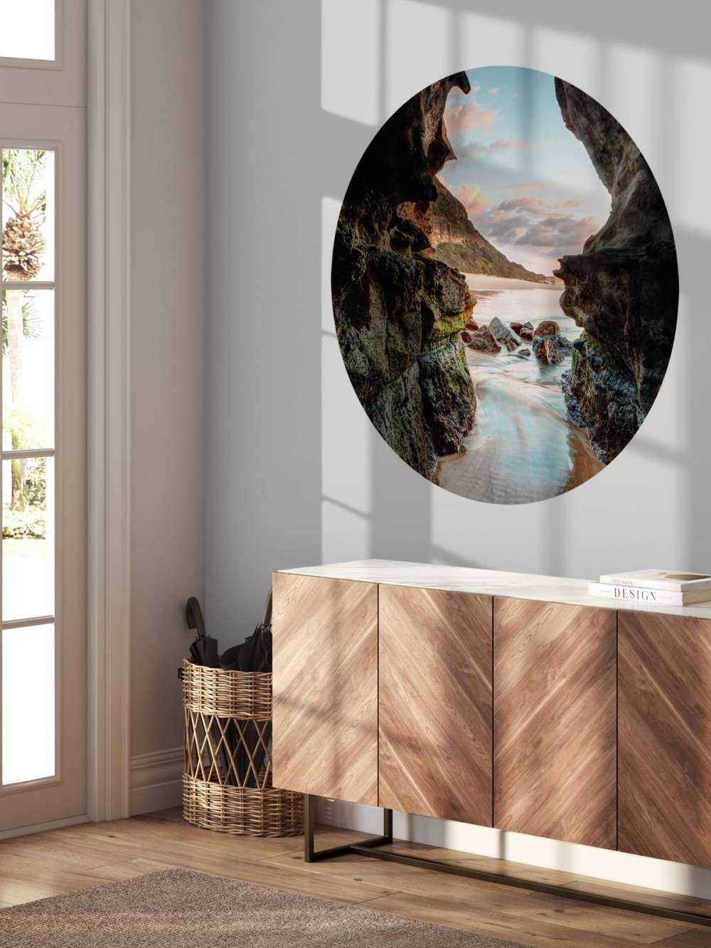 Sea between the rocks