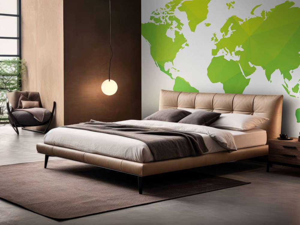 Green world map