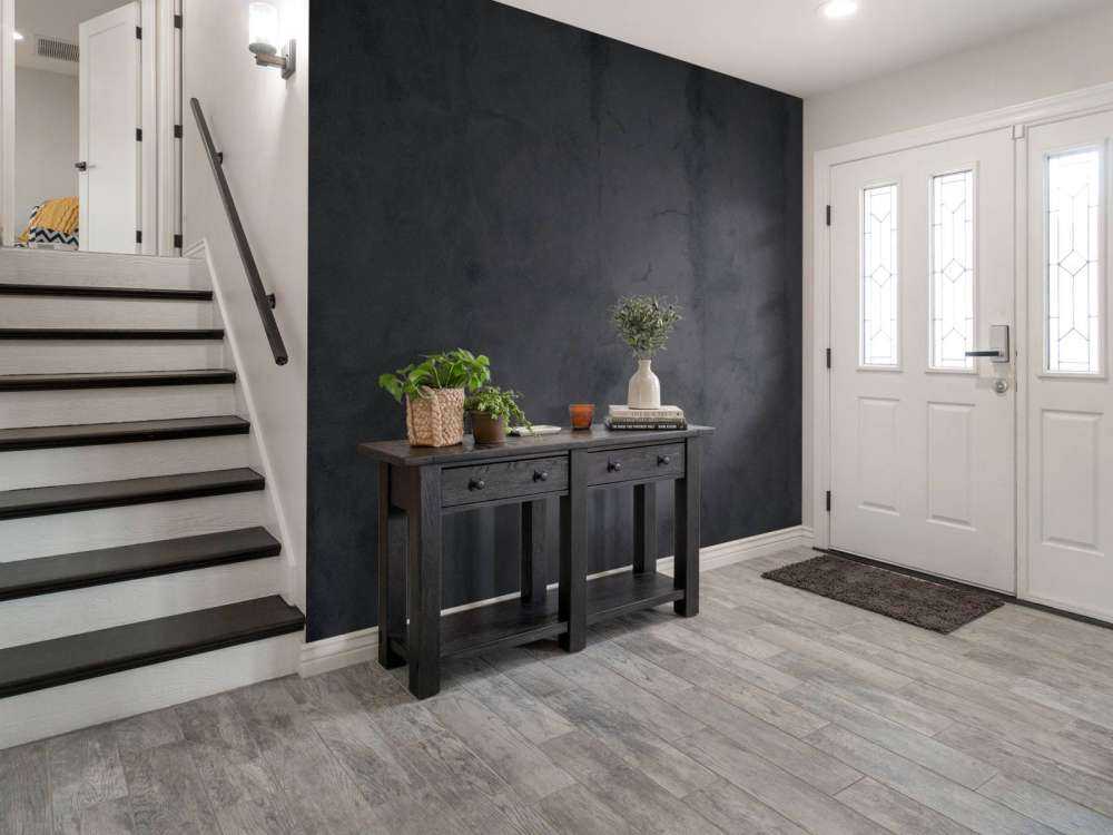 Charcoal grey concrete