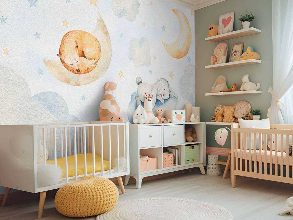 Sleeping friends in the clouds