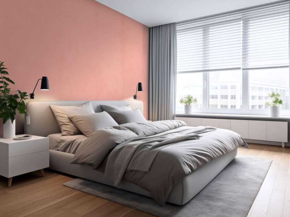 Pastel pink concrete