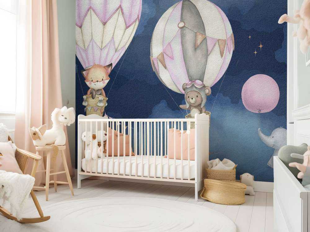 Flying animals pink