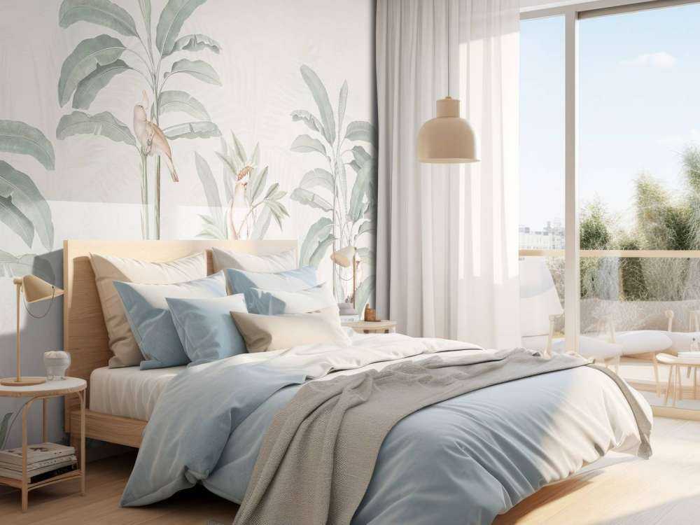 Vintage Jungle Landscape - pastel