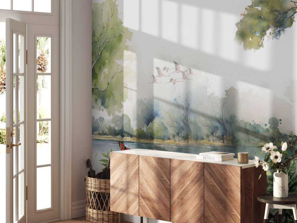 Peacock Paradise by the Water