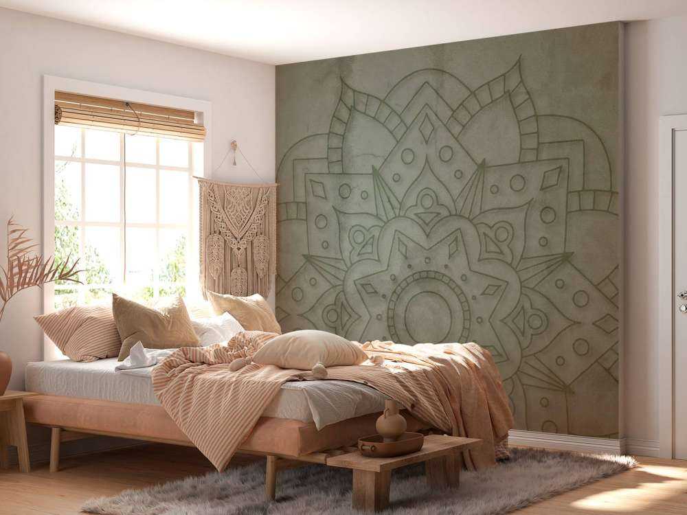 Weathered Green Mandala