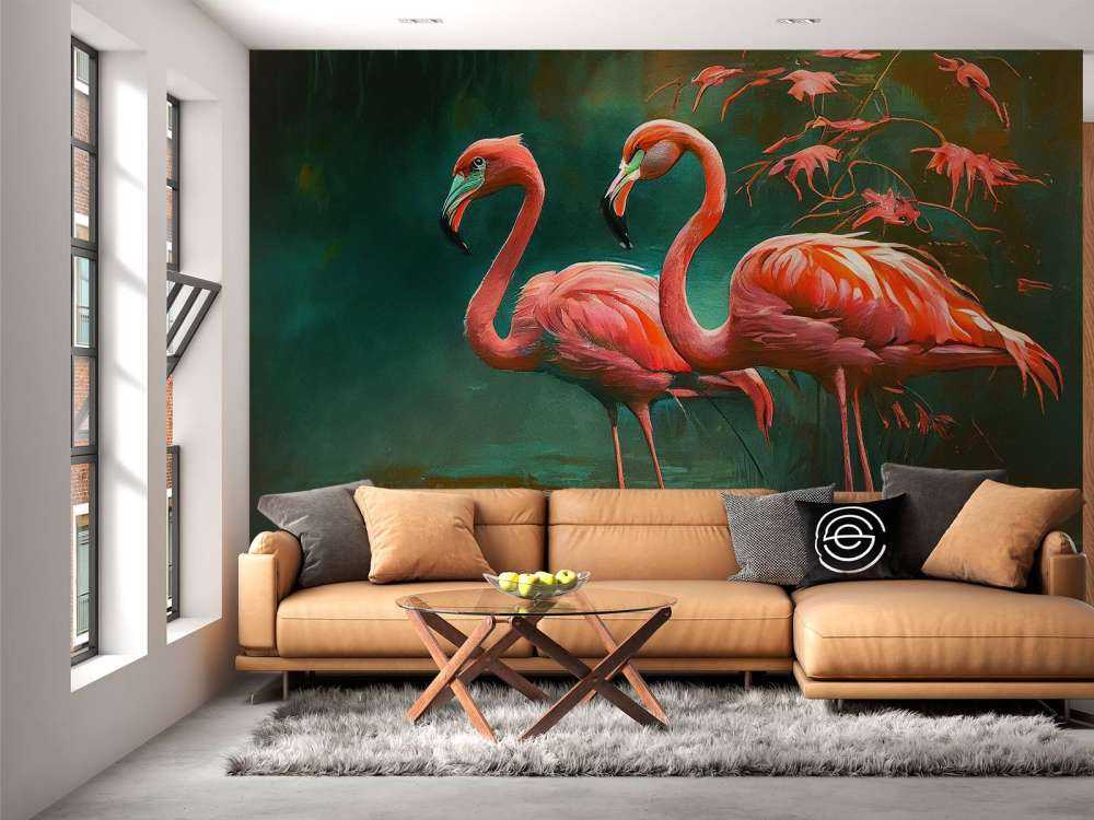 Flamingo Whispering Water