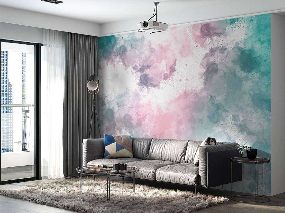 Green pink smoke