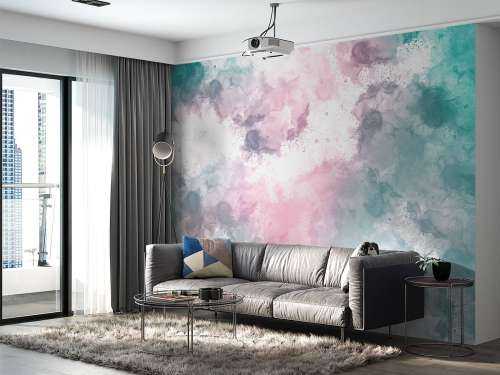 Green pink smoke