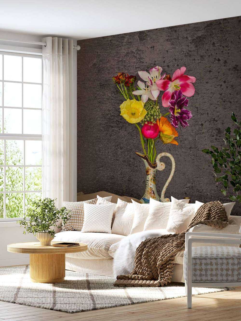 Flowers in classic vase