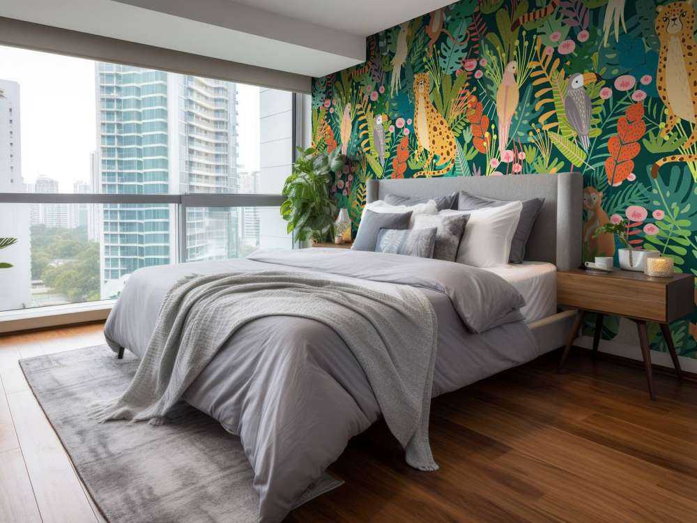 Colourful animals pattern