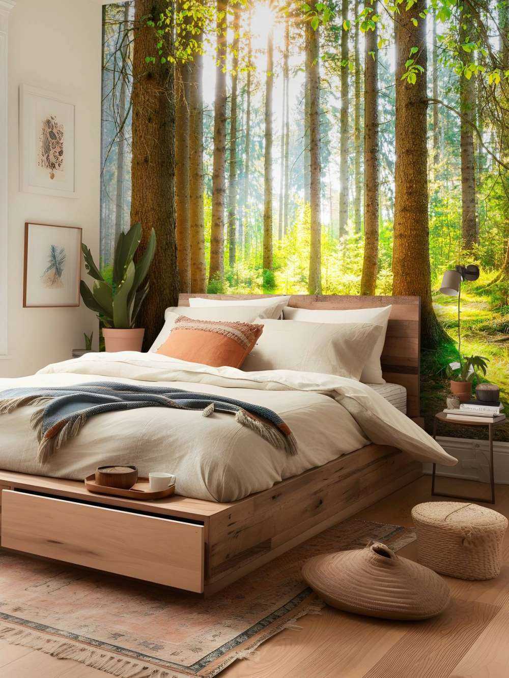 Sunrise in the forest