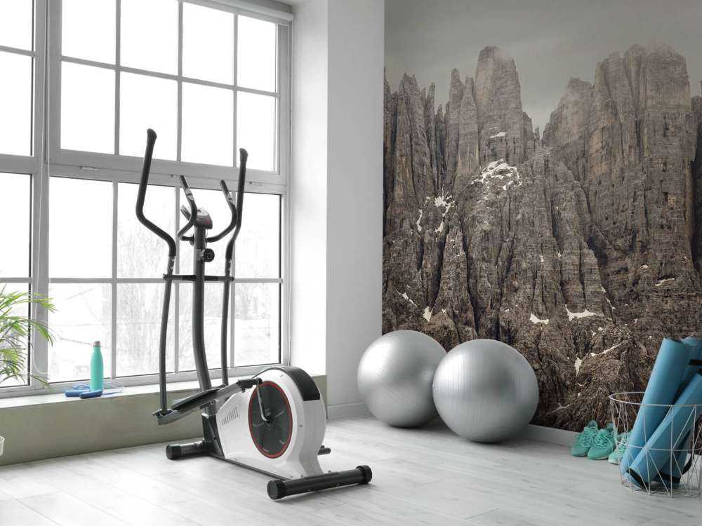 Mountain Peaks in the Dolomites