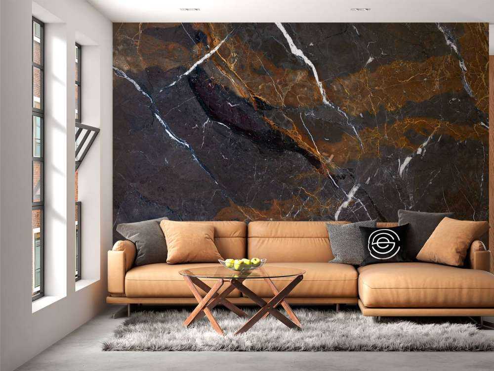 Marble with warm colours