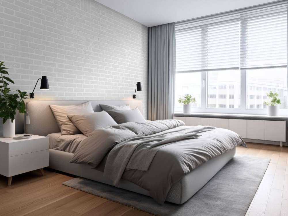 White brick wall