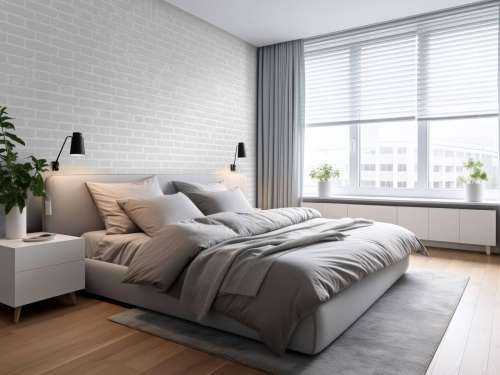 White brick wall
