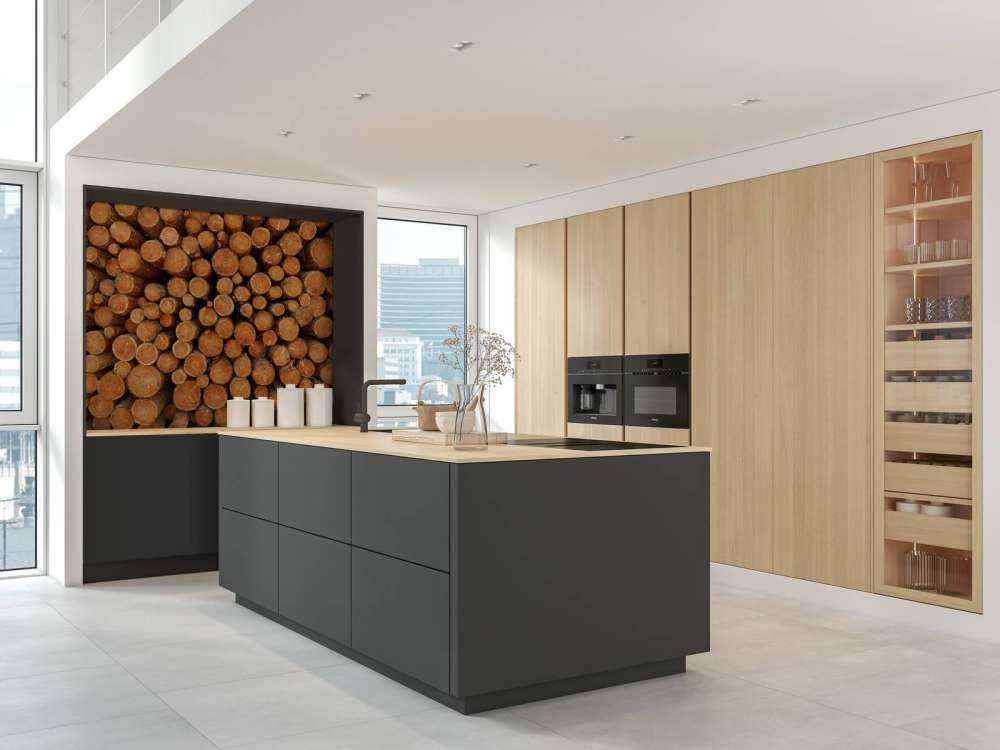 Pile of dark tree trunks