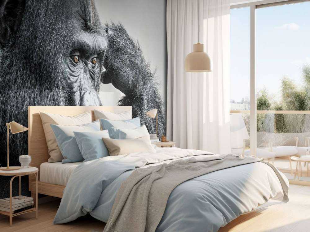 Gorilla black and white