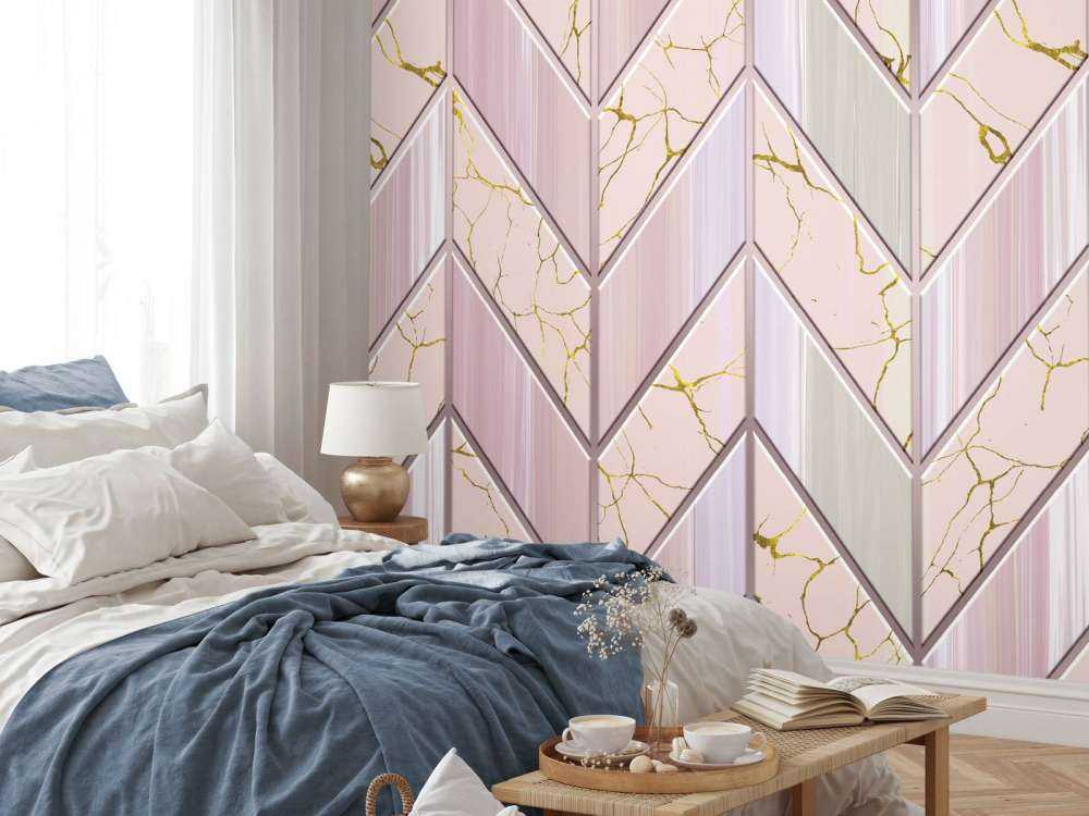 Tile pattern pink