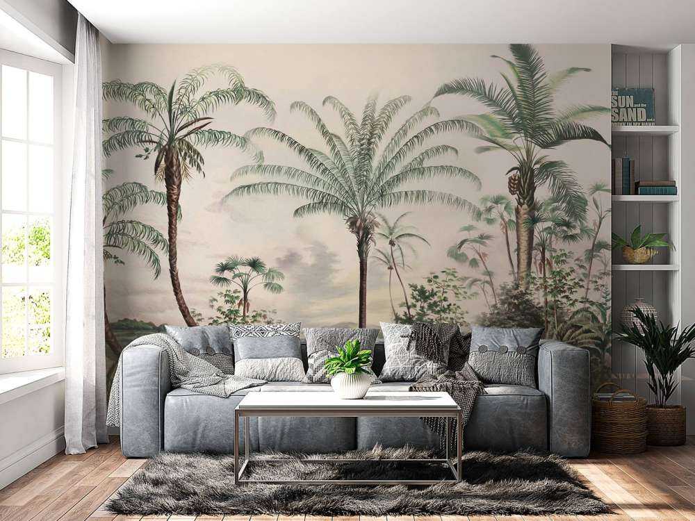 Romantic Tropics Dark Green