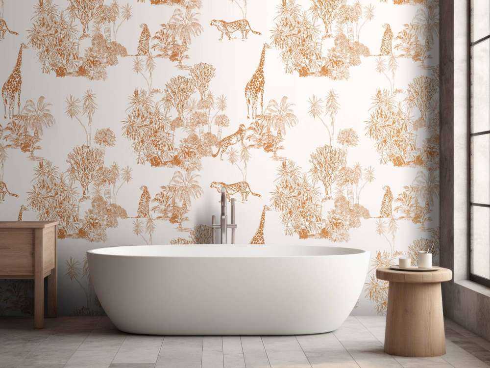 Cheetahs and giraffe