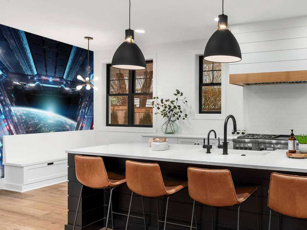 View from a spaceship