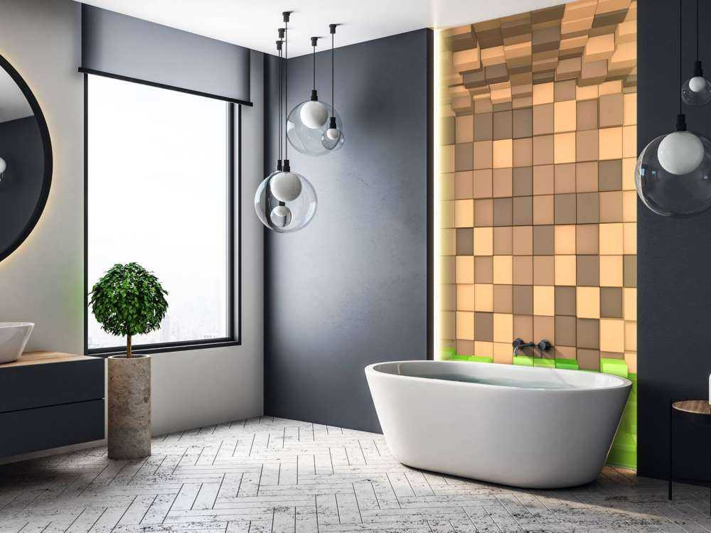 3D Minecraft landscape