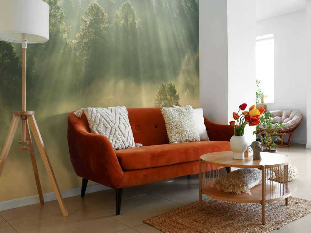 Sunrise between the hills