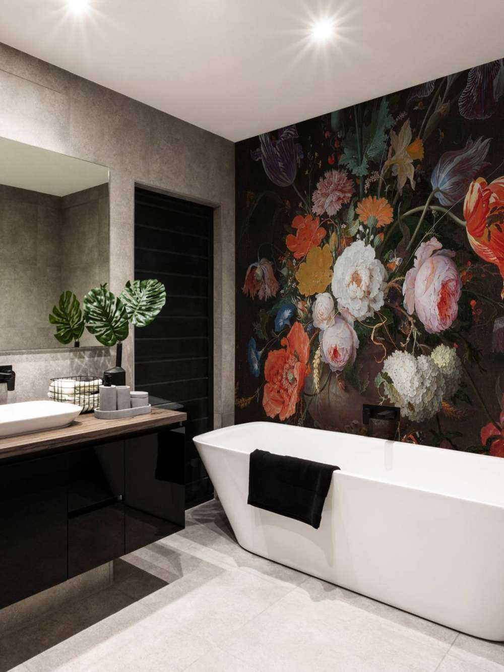 Still life with flowers and a watch