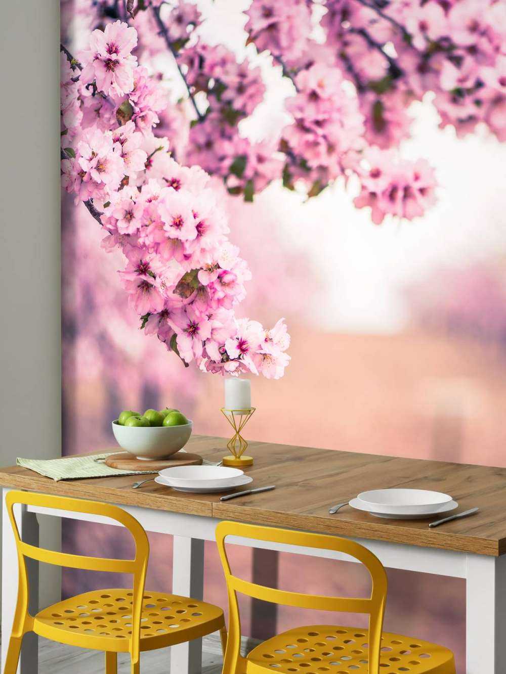 Purple Japanese blossoms