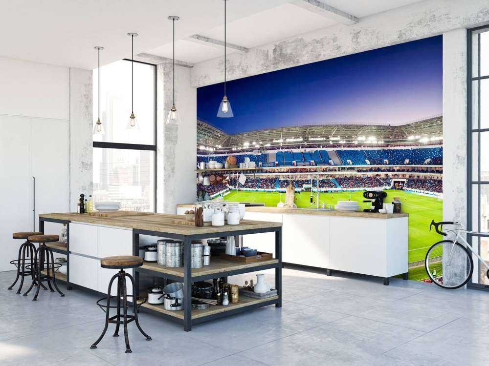 Football stadium panorama