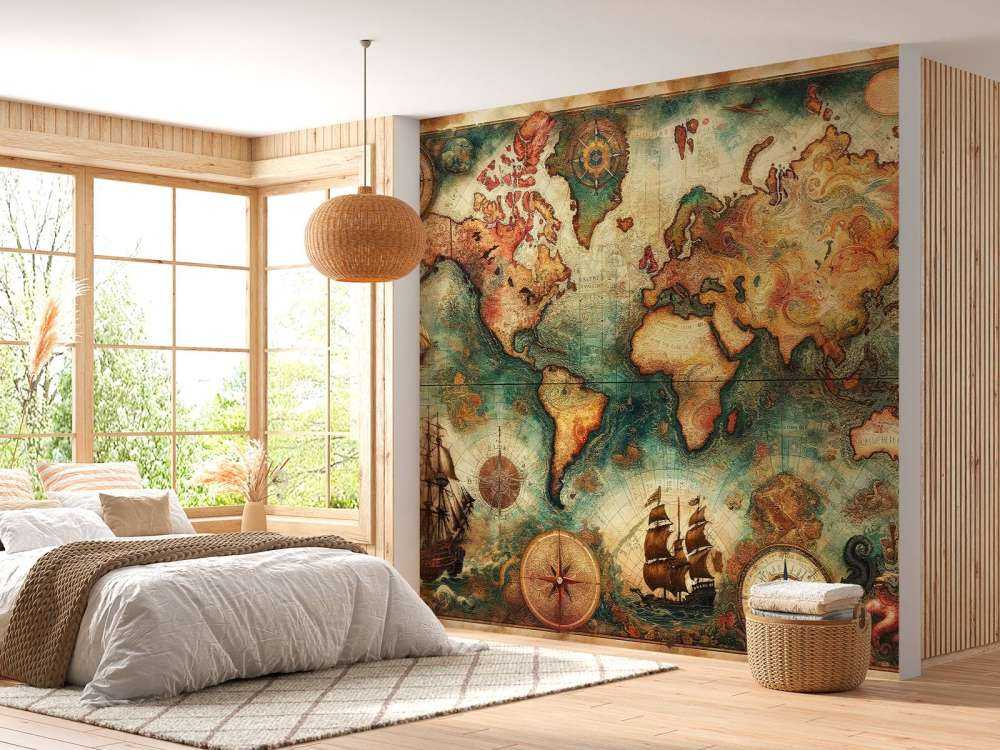 Vintage Historical World Map