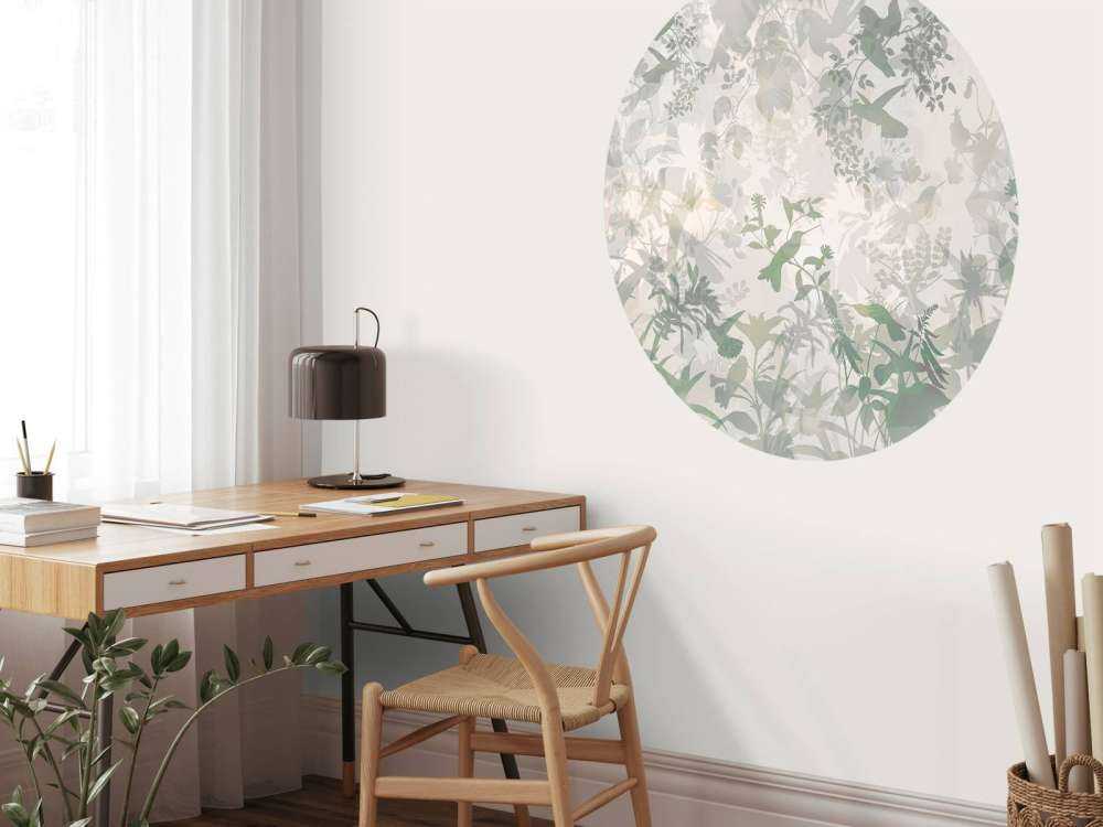 Garden Symphony in Dark Green