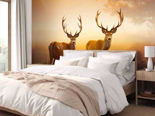 Morning Glory Deer Splendor