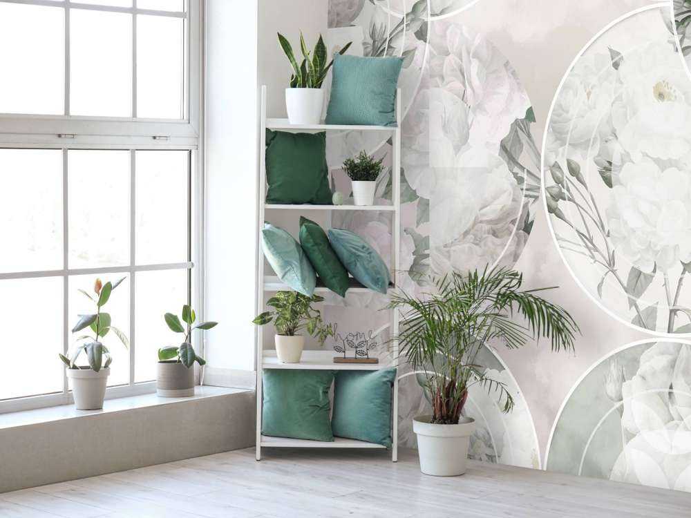 Timeless Floral Elegance - Soft White