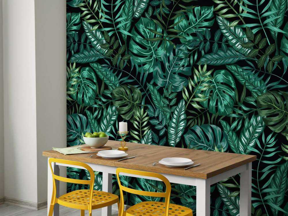 Green leaves illustration