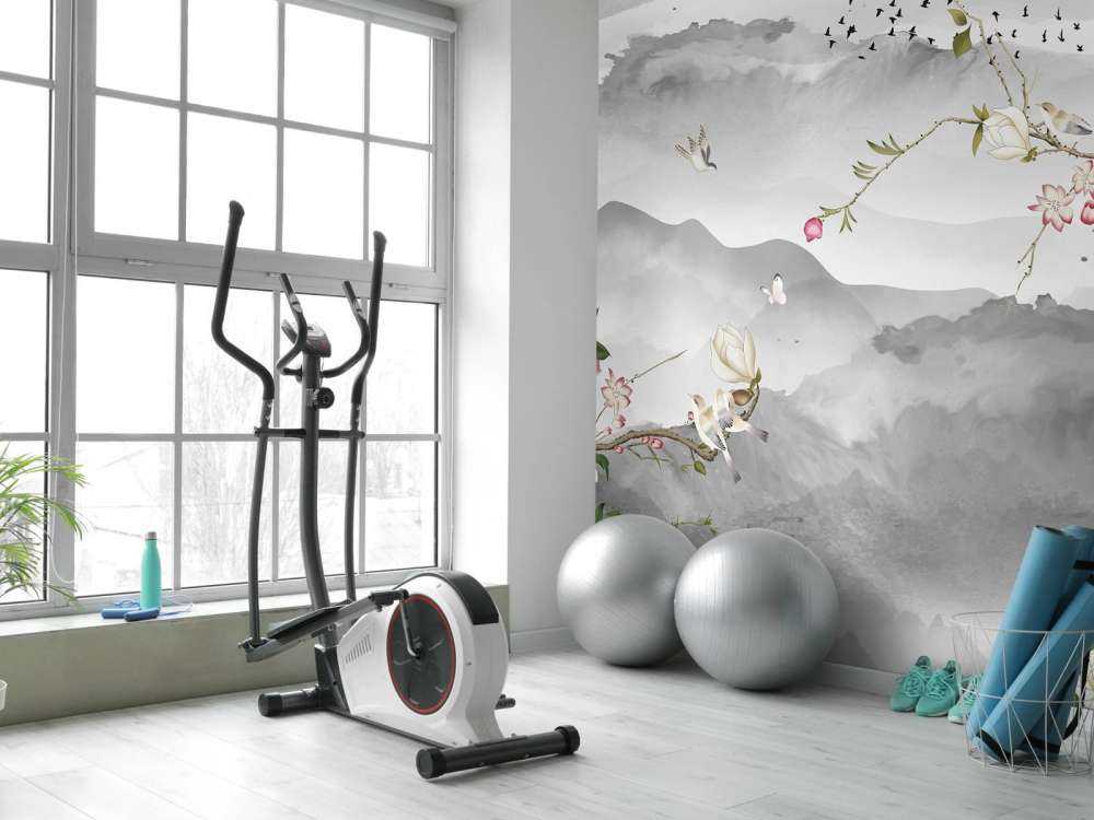 Grey mountains and hills