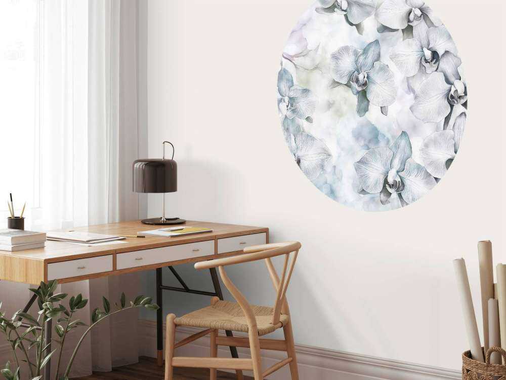 Watercolor orchids melodies