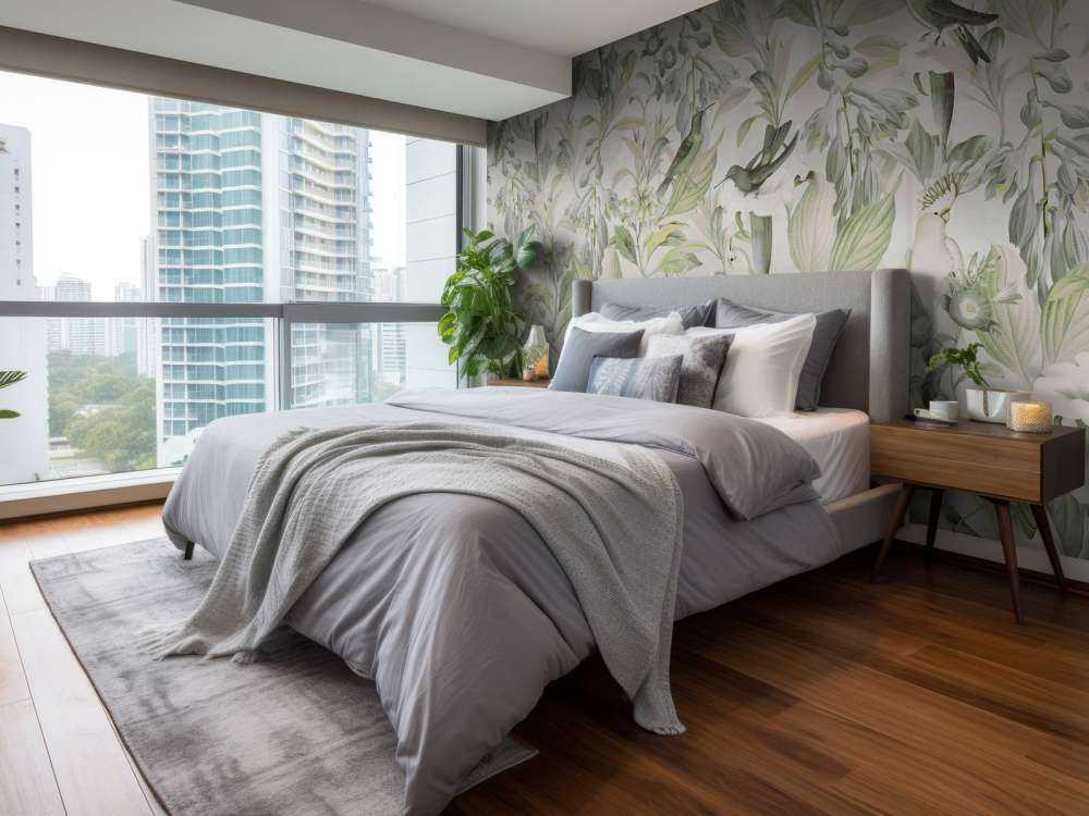 Ethereal Birdsong Blossom - Green Symphony