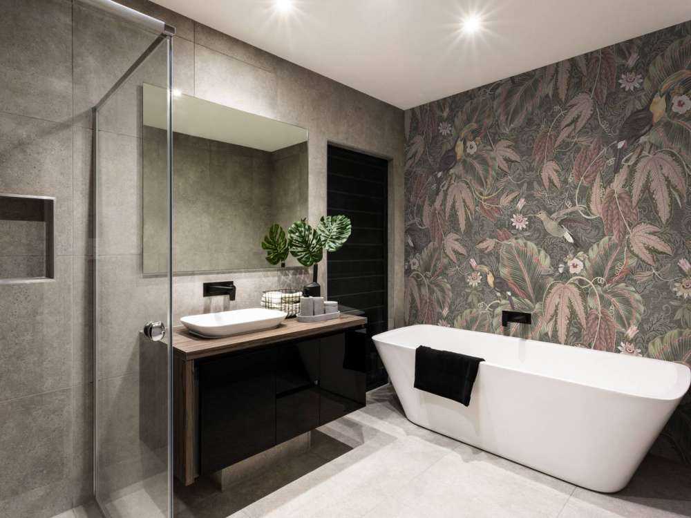 Tropical Jungle birds & Toucans - vintage green