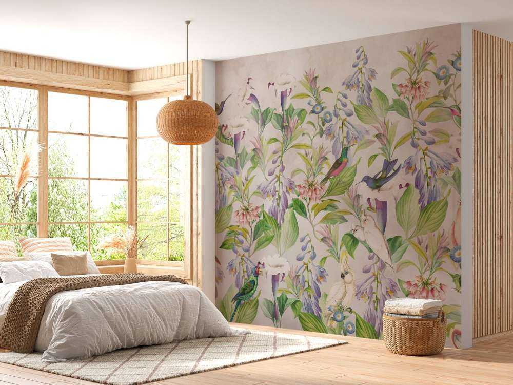 Ethereal Birdsong Blossoms - Pastel Paradise